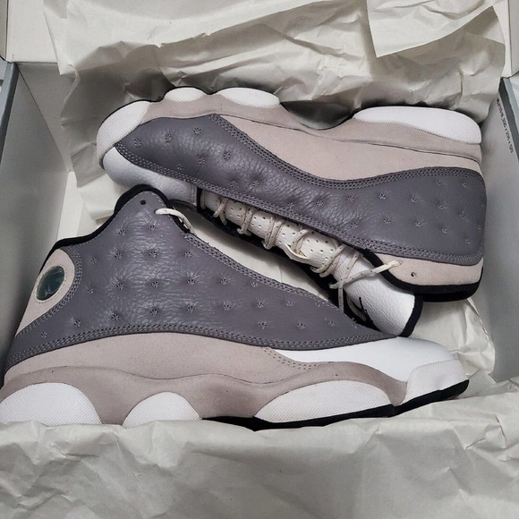 Air Jordan 13 Retro Atmosphere Grey Black White 414571 016 w/ Box Sz 8.5 main image 5